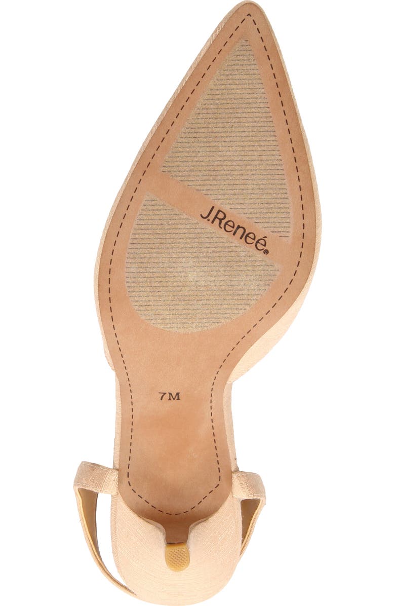 J. Reneé Nimah Pointed Toe Pump, Alternate, color, Beige