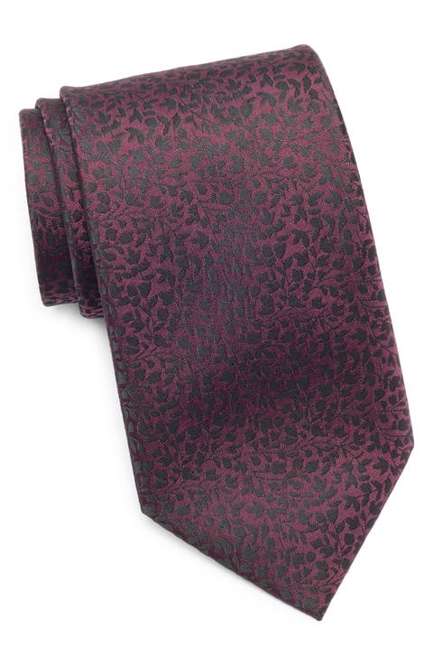 Leaf Jacquard Tie