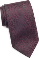 TOM BAINE Leaf Jacquard Tie