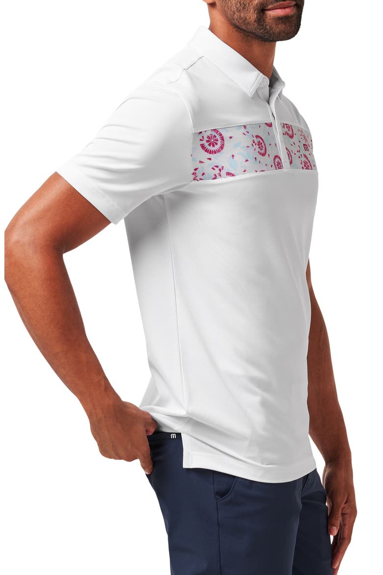 Good Good Flourish Chest Stripe Polo, Alternate, color, WHITE
