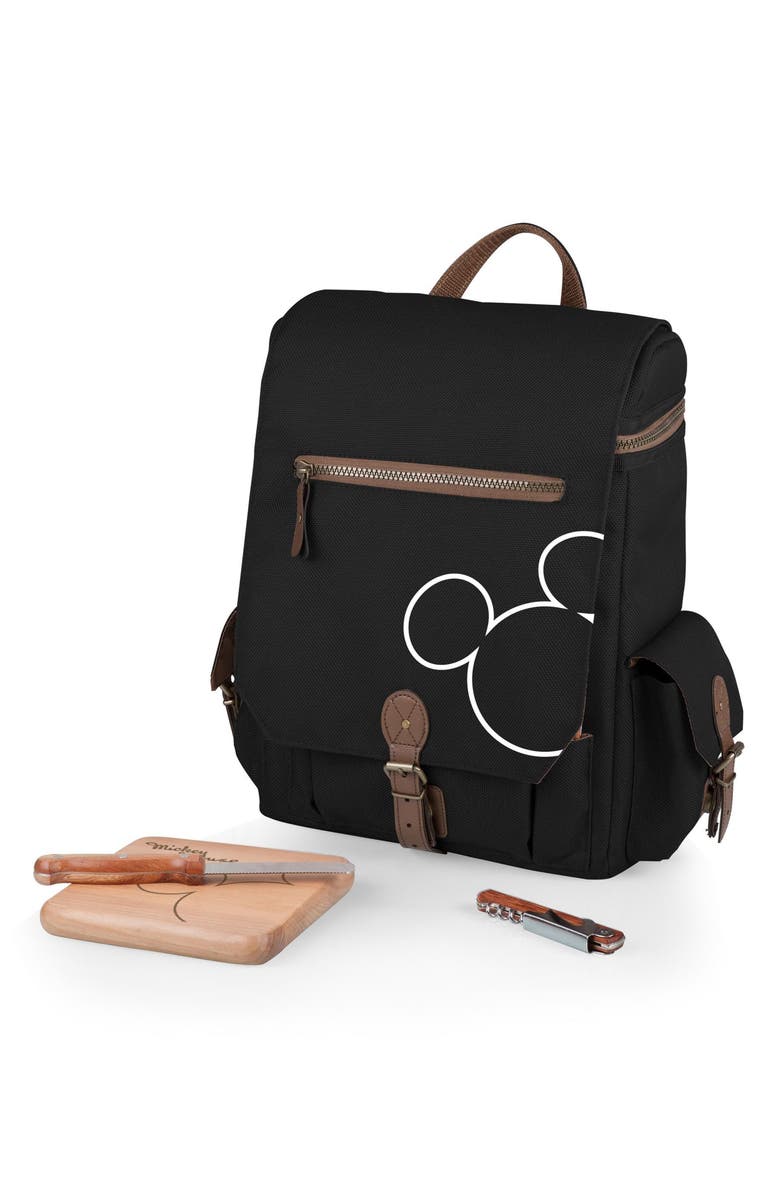 Legacy a Picnic Time Brand LEGACY Disney Wine & Cheese Tote, Main, color, Black