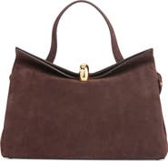 Jacquemus Le Valerie Suede Top Handle Bag