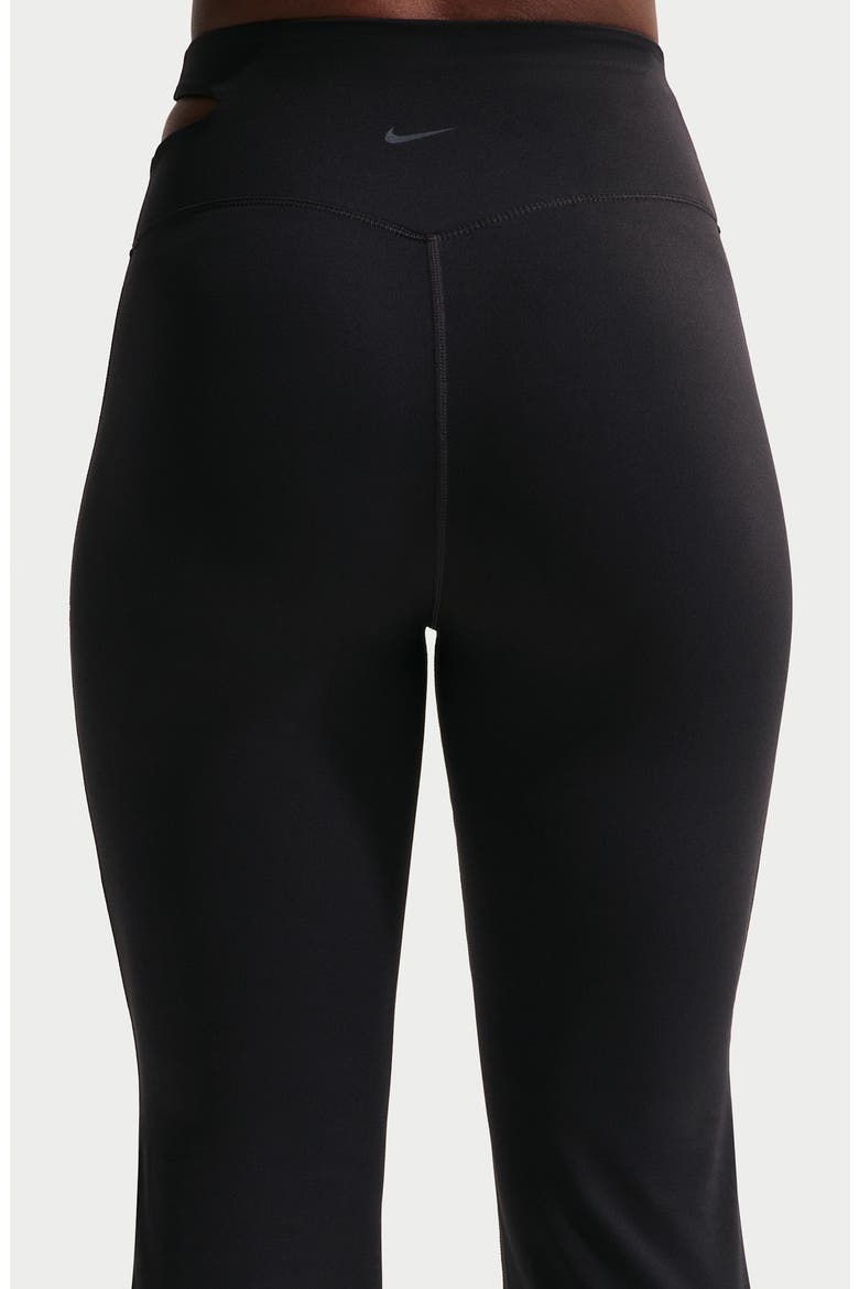 Zenvy High Waist Flared Leggings, Alternate, color, BLACK
