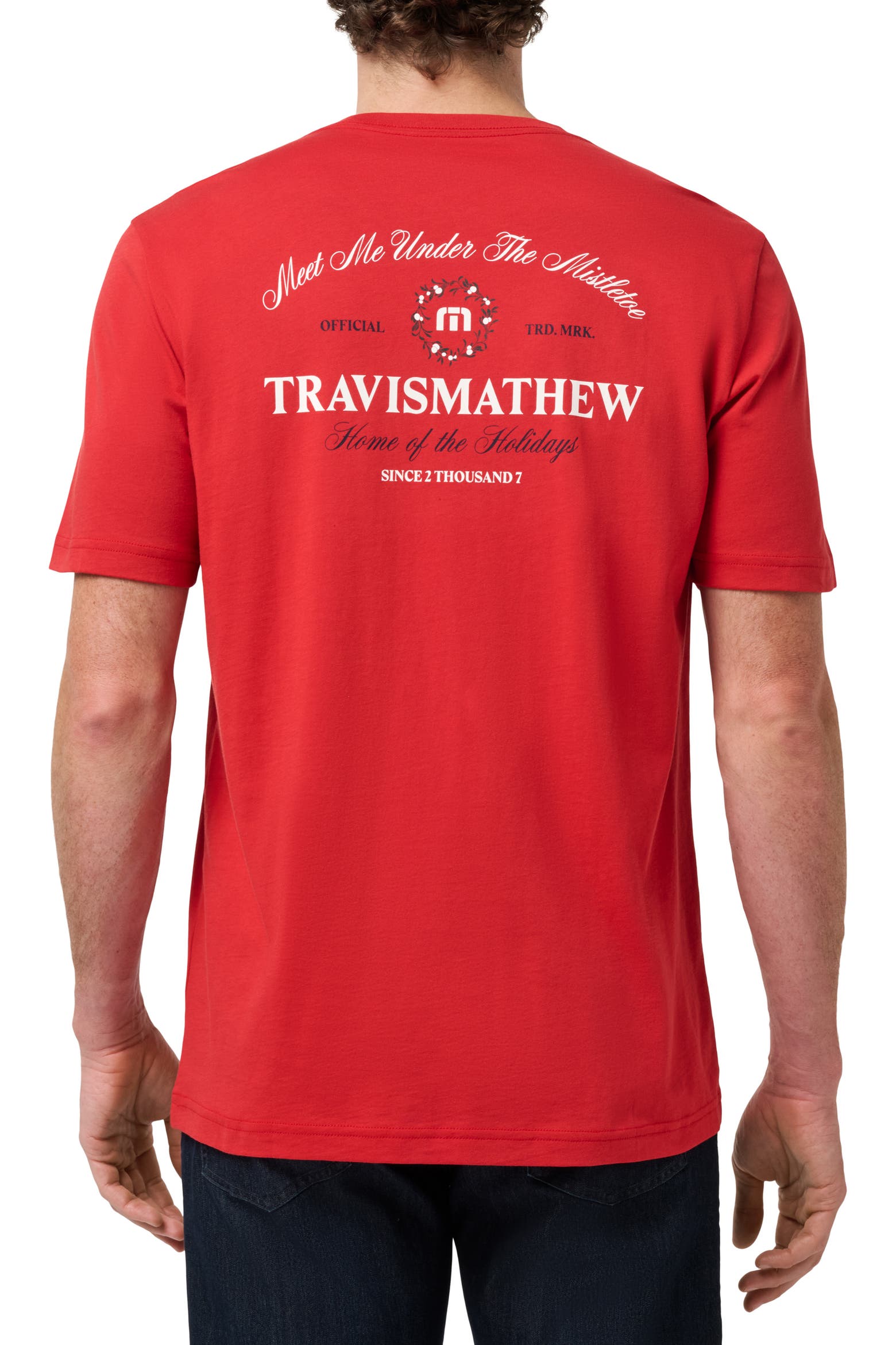 Man Presenting Graphics TravisMathew Present Stack Graphic T-Shirt (Men) | Nordstrom