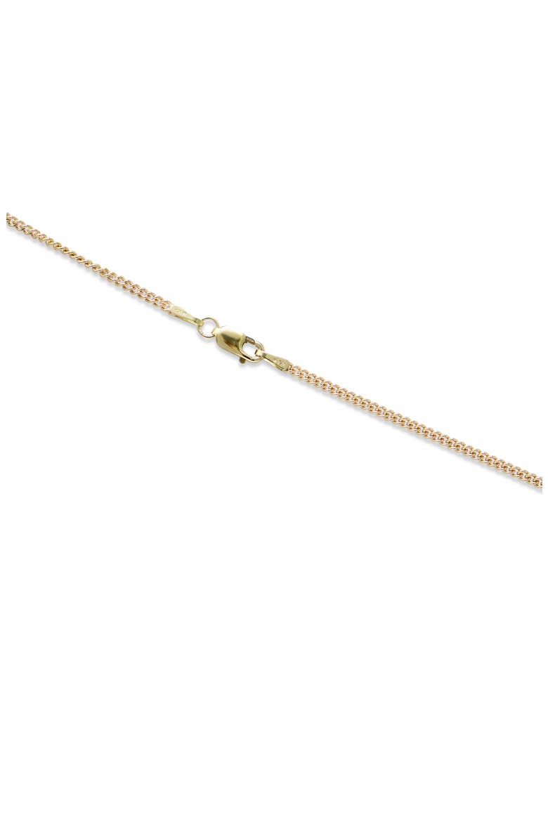 Curb Chain Necklace, Alternate, color, YELLOW GOLD