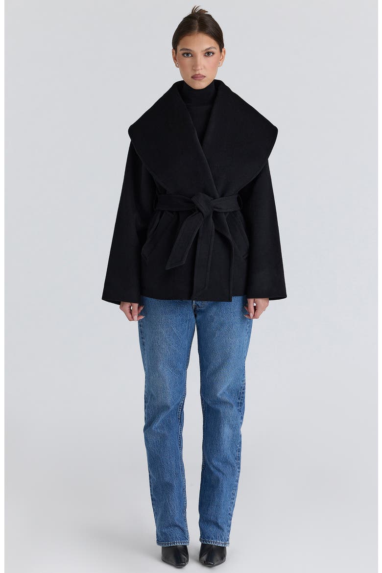 James Shawl Collar Wool Blend Wrap Jacket (Women) | Nordstrom