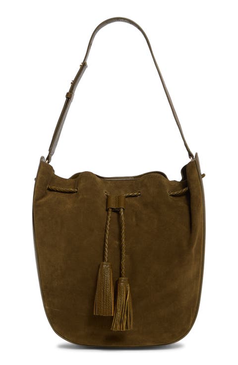 Lulu Suede Crossbody Bag