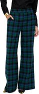 Lily and Lionel London Zena Flared Prince Of Wales Check Print Trouser