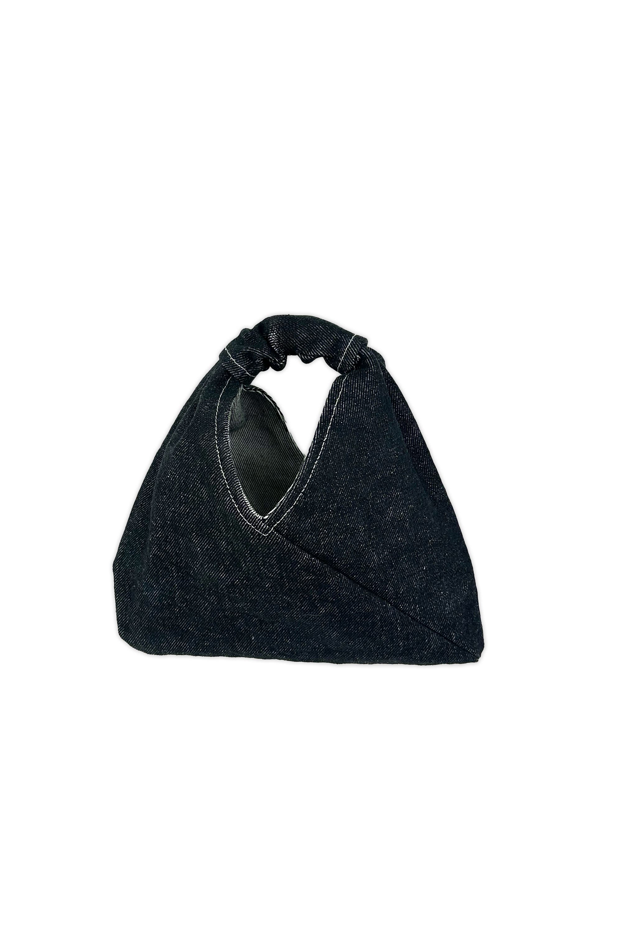 ADW Mini Black Denim Gami Bag, Main, color, Black