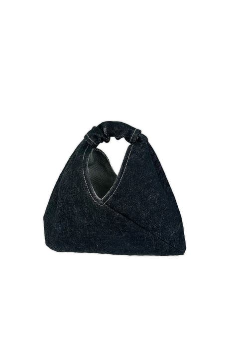 Mini Black Denim Gami Bag