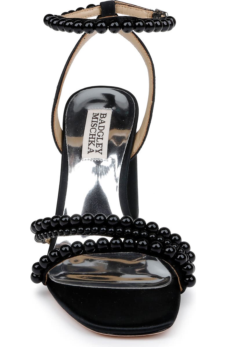 Badgley Mischka Collection Feisty Ankle Strap Sandal, Alternate, color, Black