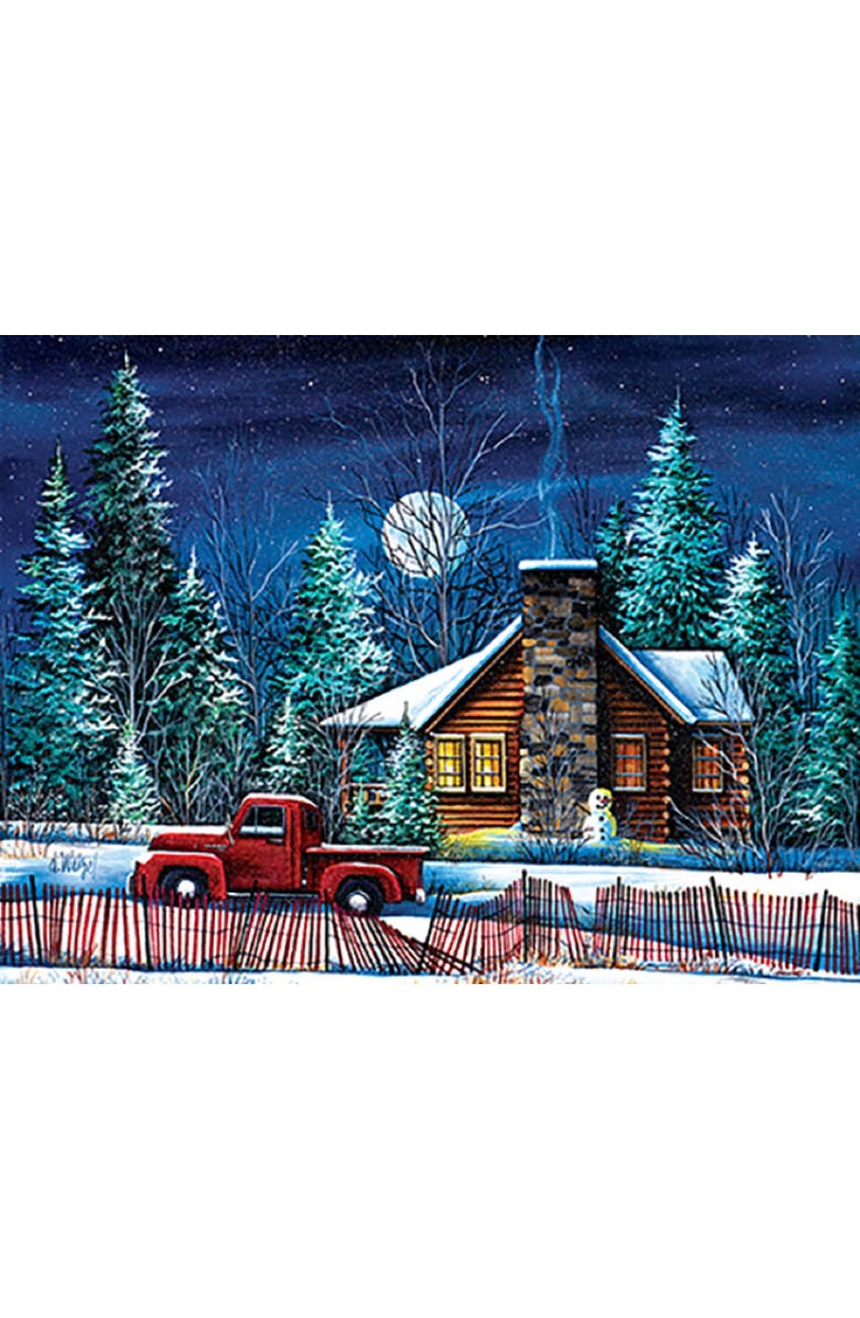 Sunsout Night Watch Cabin 500 piece Jigsaw Puzzle for Adults, Alternate, color, Multicolor