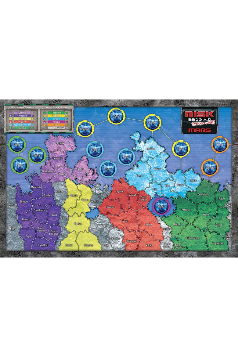 Renegade Games Risk 2210 A.D. Frontline Expansion, Tournament Modules, Alternate, color, Multicolored