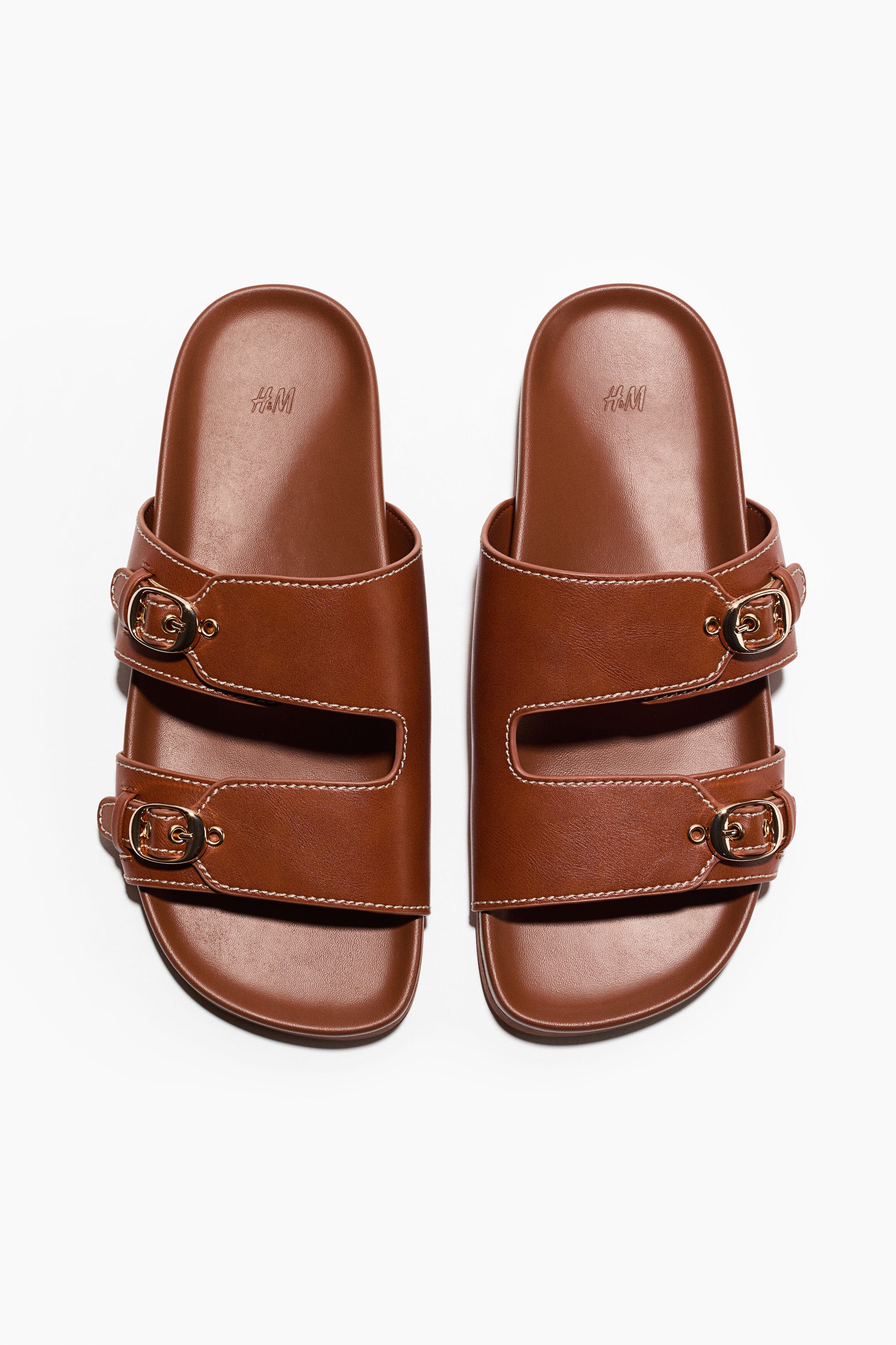H&M Sandals, Main, color, Brown