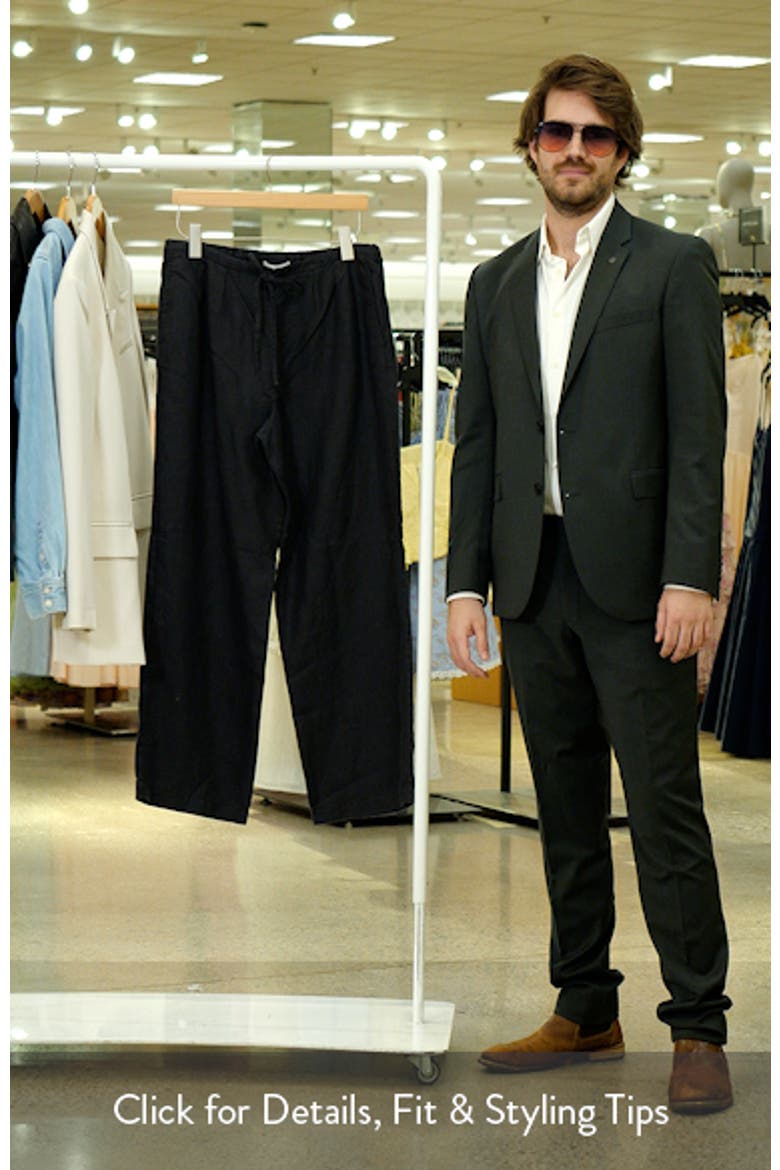 Hudson Linen Drawstring Pants video