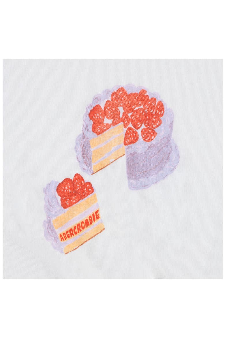Kids' Cake Side Knot Graphic T-Shirt, Alternate, color, BRIGHT WHITE