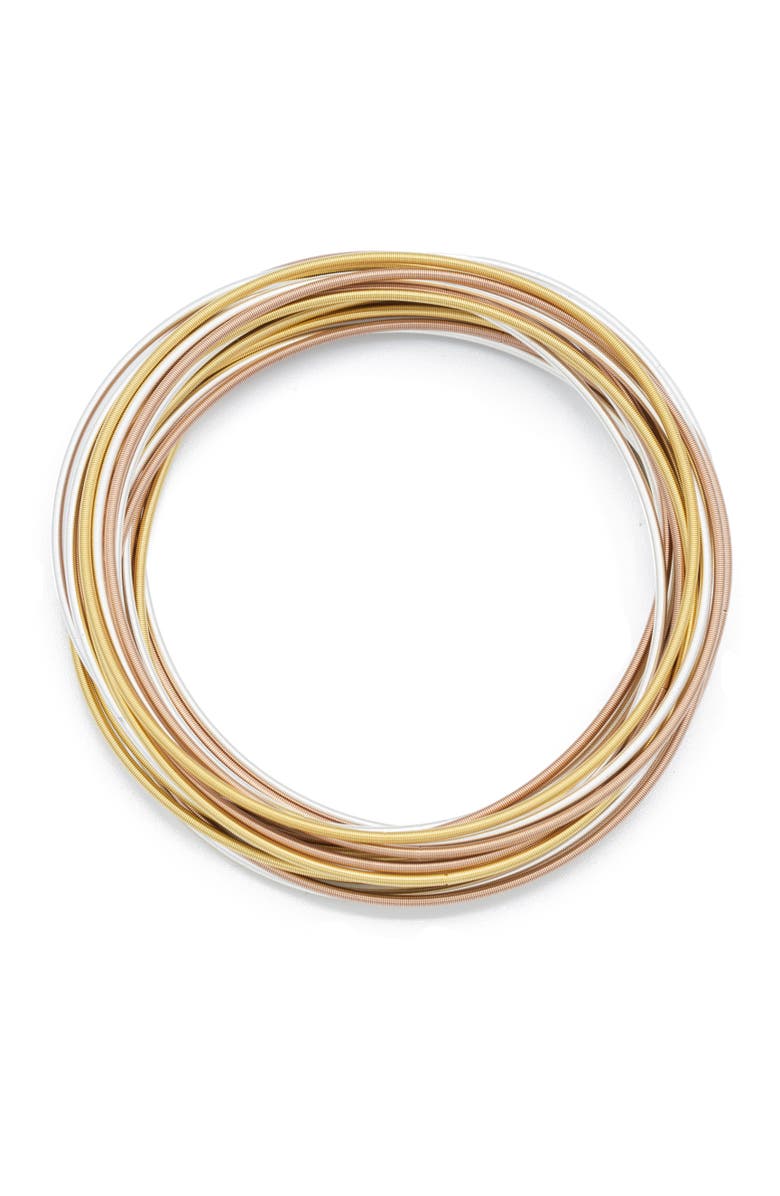 Emerson & Oliver Dia Mixed Metal Warm Bracelets, Main, color, Set Of 25