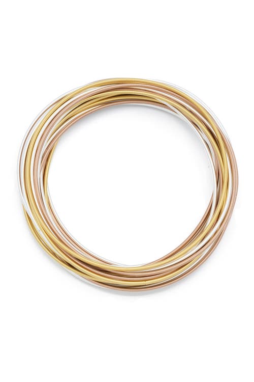 Emerson & Oliver Dia Mixed Metal Warm Bracelets in Set Of 25  product
