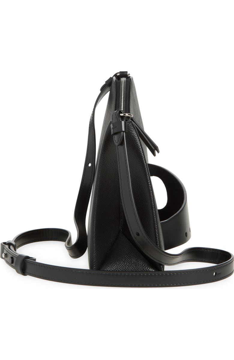 Maison Margiela Small Snatched Leather Shoulder Bag, Alternate, color,