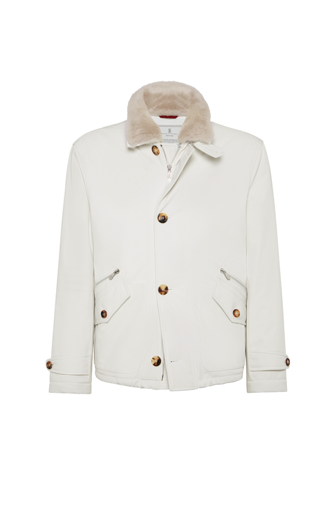 Bomber jacket with padding