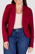 24seven Comfort Apparel Curved Hem Bolero Jacket