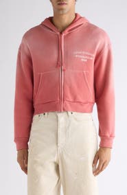 Acne Studios Feida U Sunkissed Crop Zip-Up Hoodie