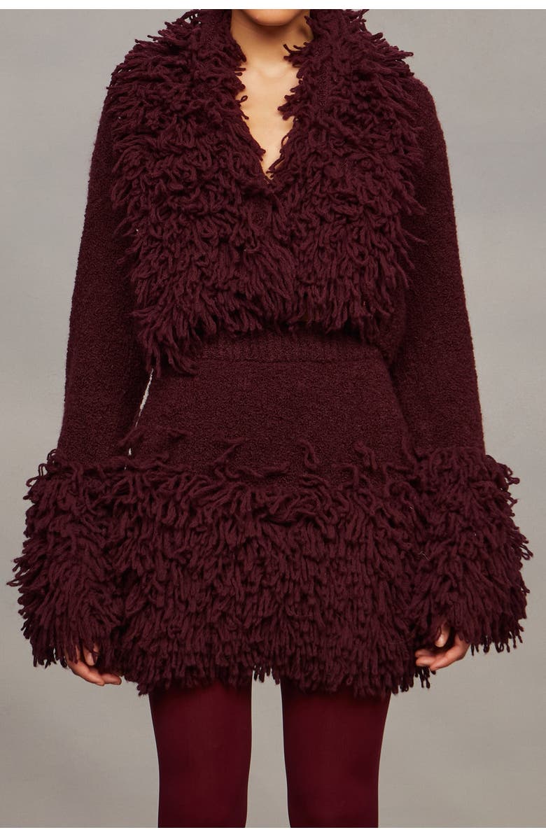 AMUR Lilia Knit Top, Alternate, color, Pinot Noir