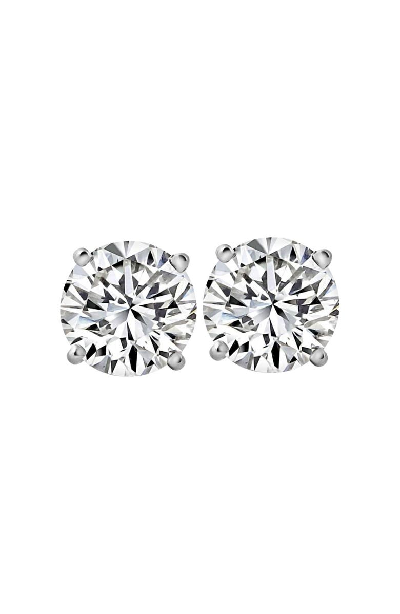 Bliss Diamond 2 1/4 Ct T.W. Round Cut Diamond Studs Lab Grown 14k Gold, Main, color,