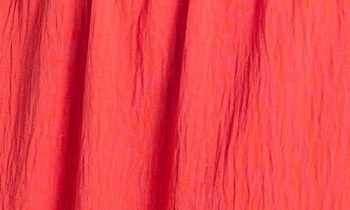 Max Studio Tiered Crepe Maxi Dress In Washed Red