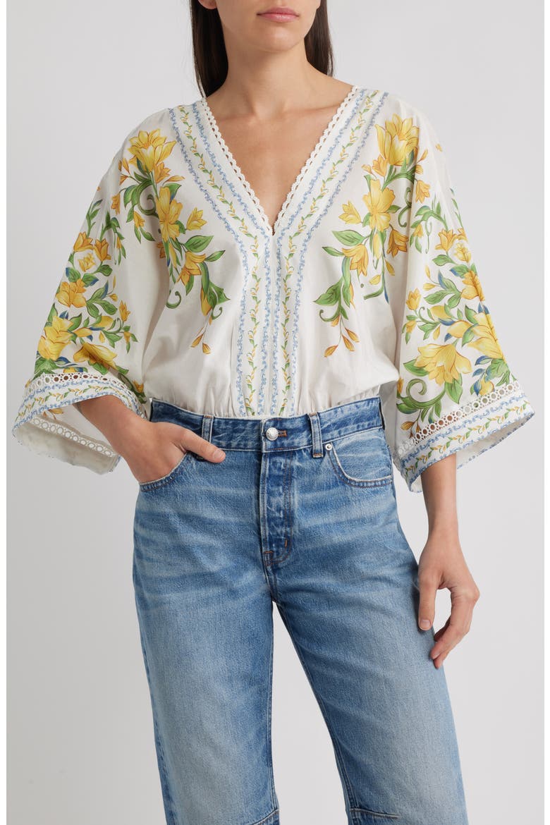 Sicily Dolman Sleeve Bodysuit, Main, color, OFF-WHITE