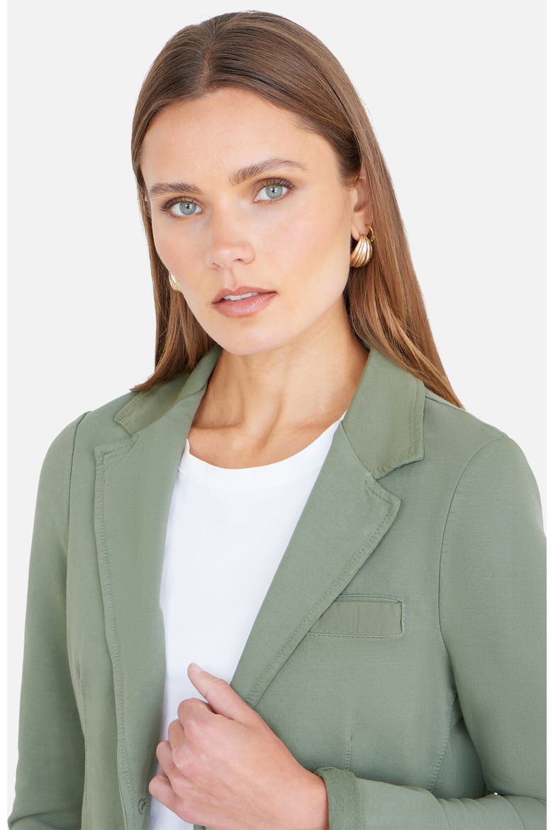 Stretch Cotton Blazer, Alternate, color, Khaki