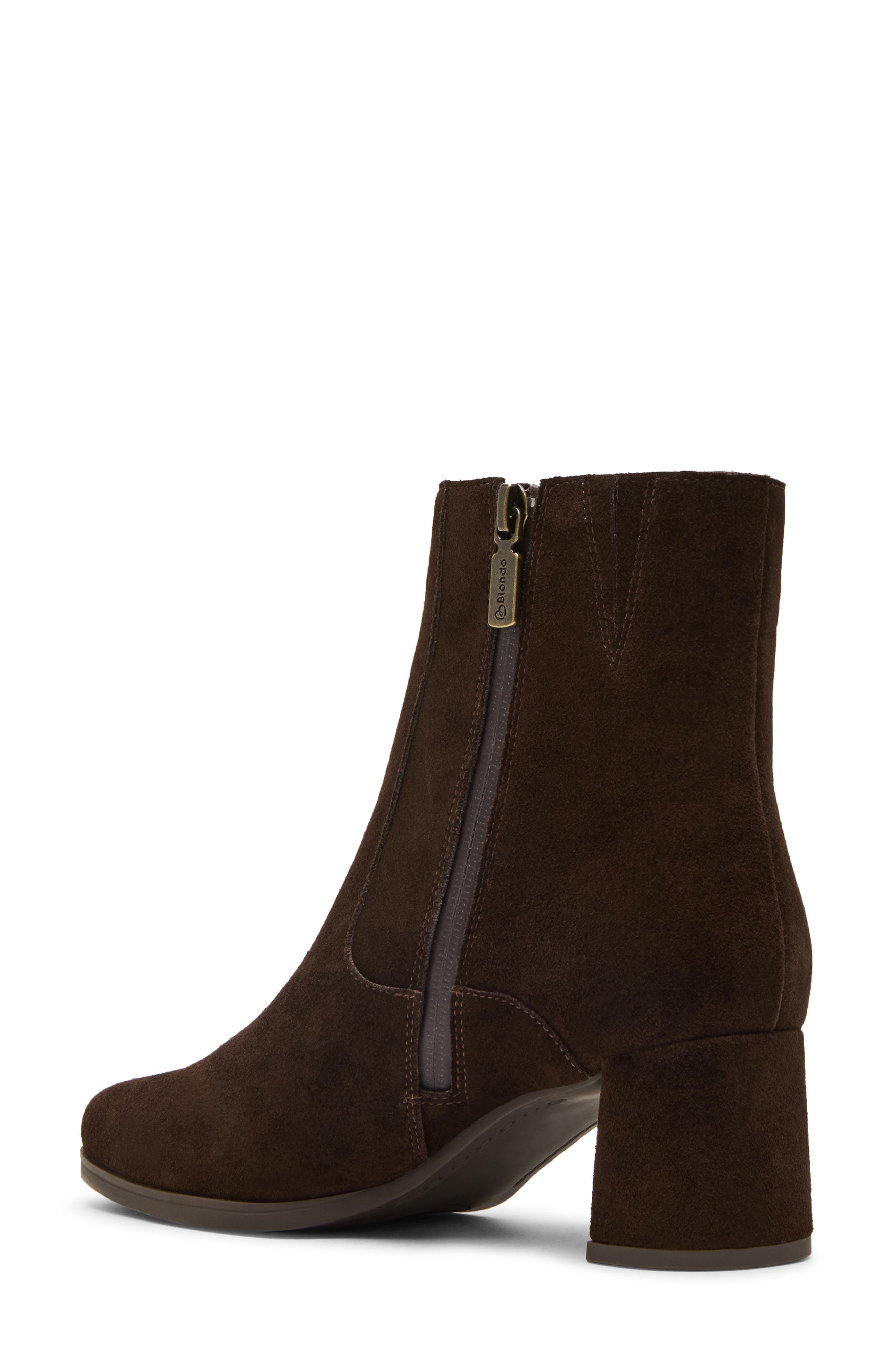 Hylia Waterproof Bootie, Alternate, color, JAVA SUEDE