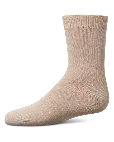Kid's Basic Soft Rayon Crew Socks (Baby, Toddler, Little Kid & Big Kid)