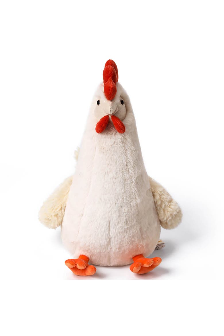 7 Inch Marshmallow Chicken Weighted Stuffed Animal, Alternate, color, Multicolored
