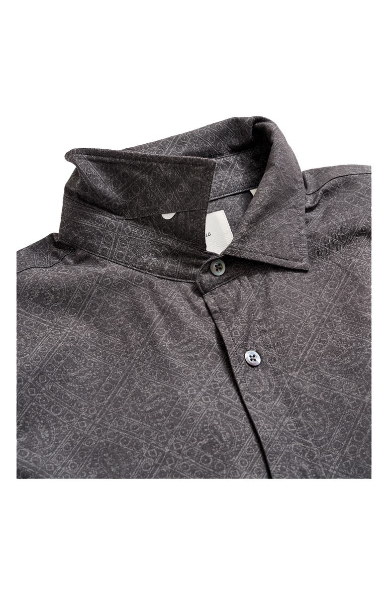 Billy Reid Cedar Paisley Mélange Button-Up Shirt, Alternate, color, 