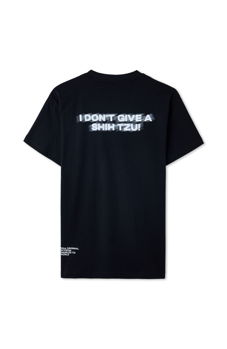 Moshiqa I Don't Give A Shih Tzu T-shirt, Alternate, color, Black
