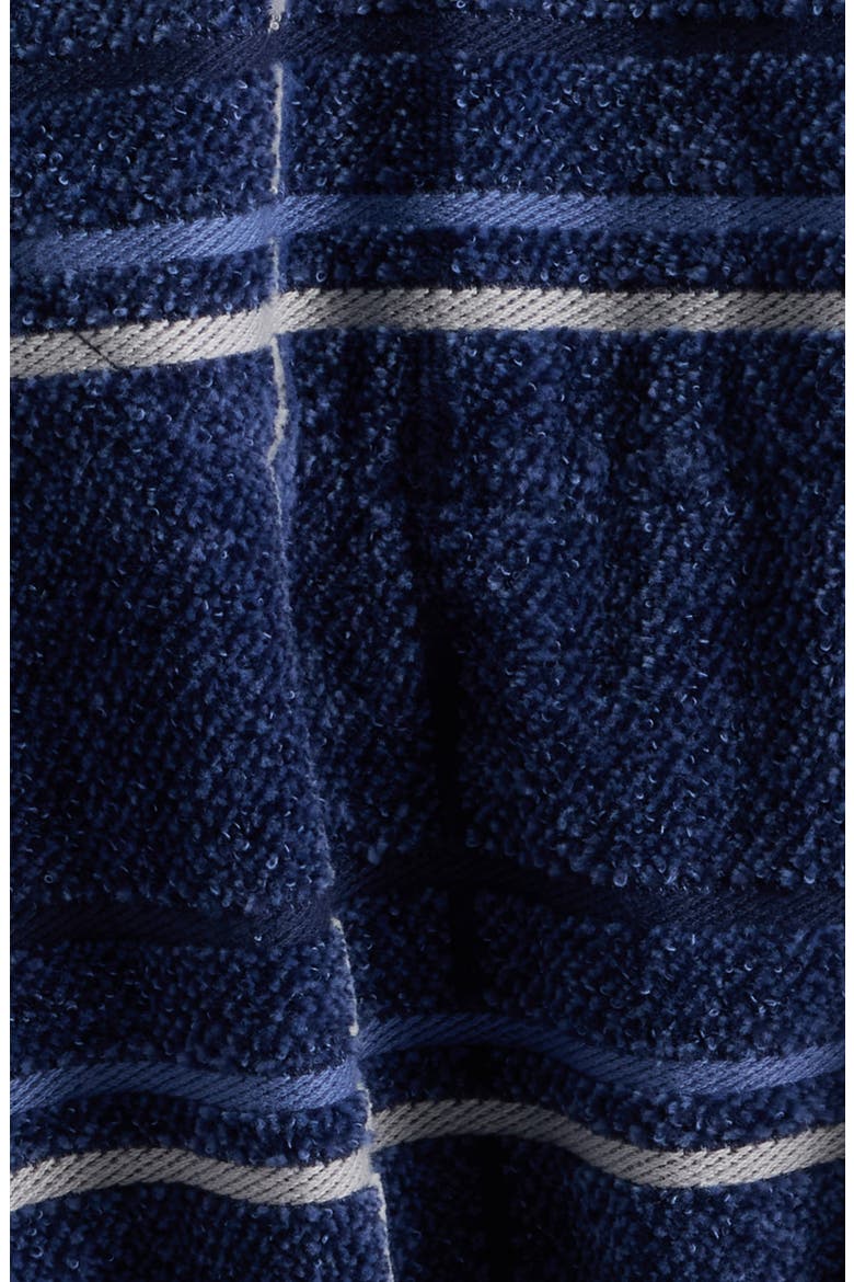 Out of Office Stripe Terry Velour Robe, Alternate, color, MIDNIGHT