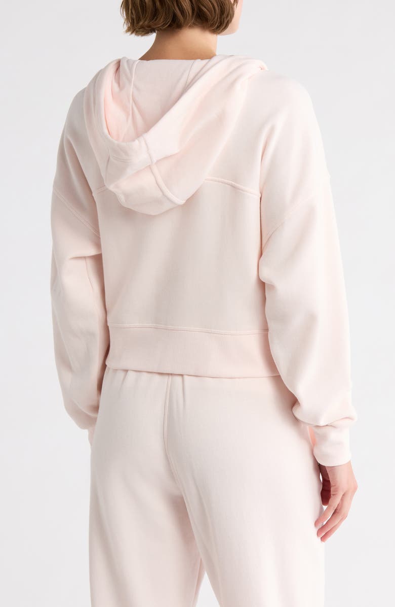 CALVIN KLEIN PERFORMANCE Fleece Full Zip Hoodie, Alternate, color, Tender Blush