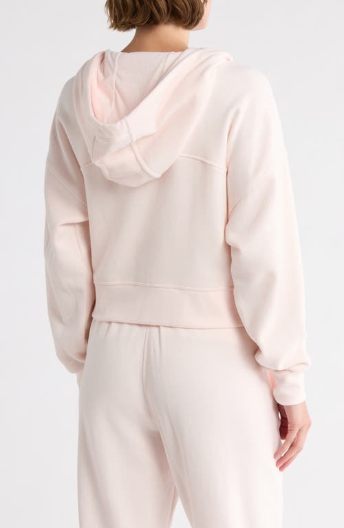 Calvin Klein Performance Fleece Full Zip Hoodie In Pink