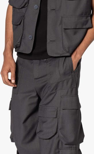 mnml Bonded Cotton Gabardine Cargo Pants | Nordstrom