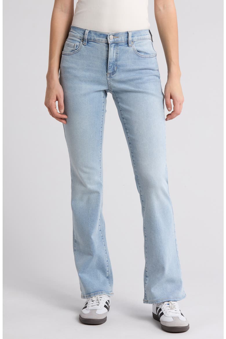 Low Rise Stretch Bootcut Jeans, Main, color, SKY BLUE INDIGO
