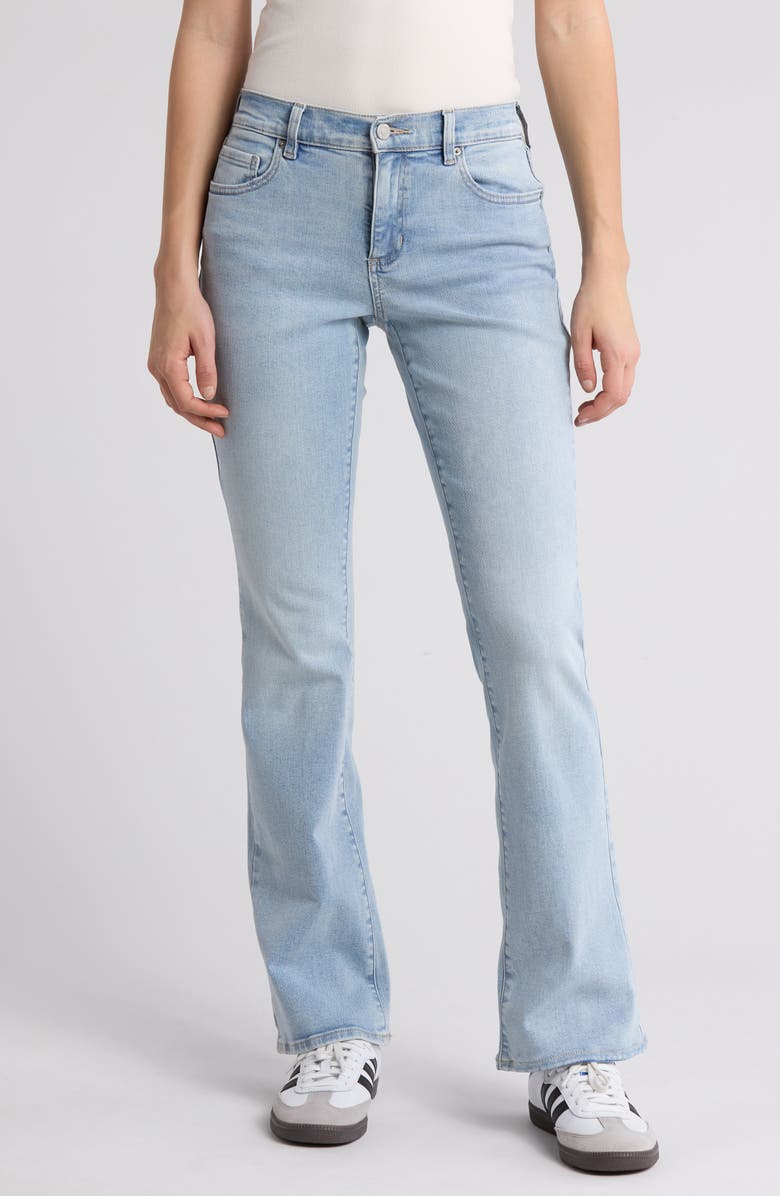 PacSun Low Rise Stretch Bootcut Jeans, Main, color, Sky Blue Indigo