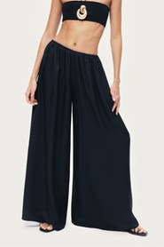 Nocturne Elasticated Wide-Leg Pants