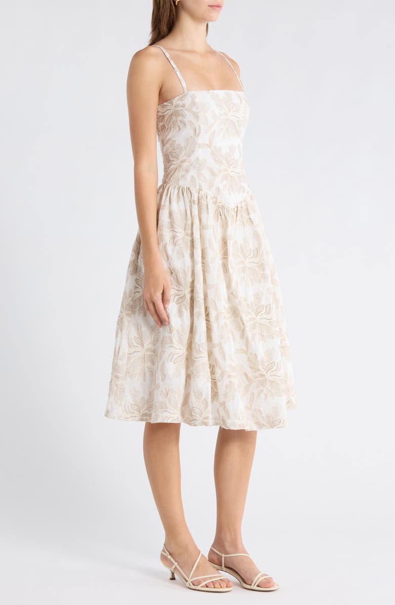 Steve Madden Stassi Fit & Flare Dress, Alternate, color, Bermuda Bay