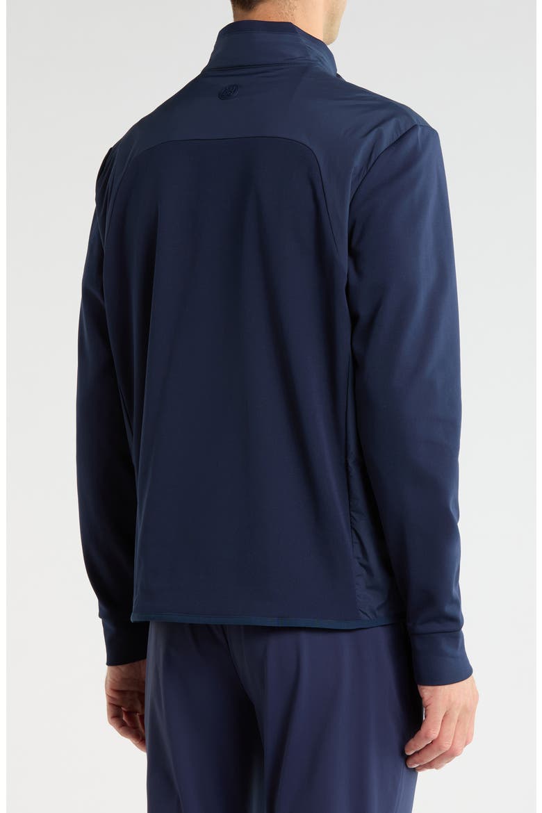 Double Knit Quarter Zip Pullover, Alternate, color, TWILIGHT