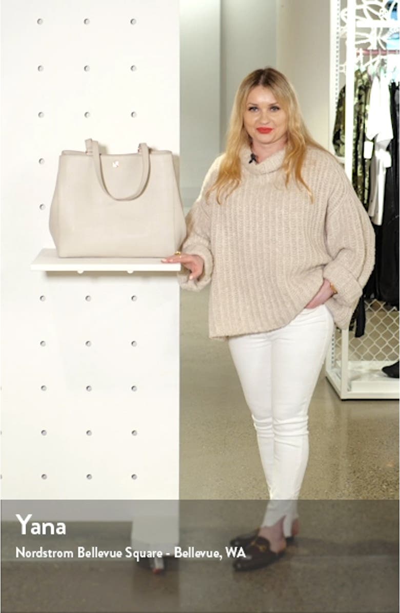 Large Allyn Leather Tote, sales video thumbnail