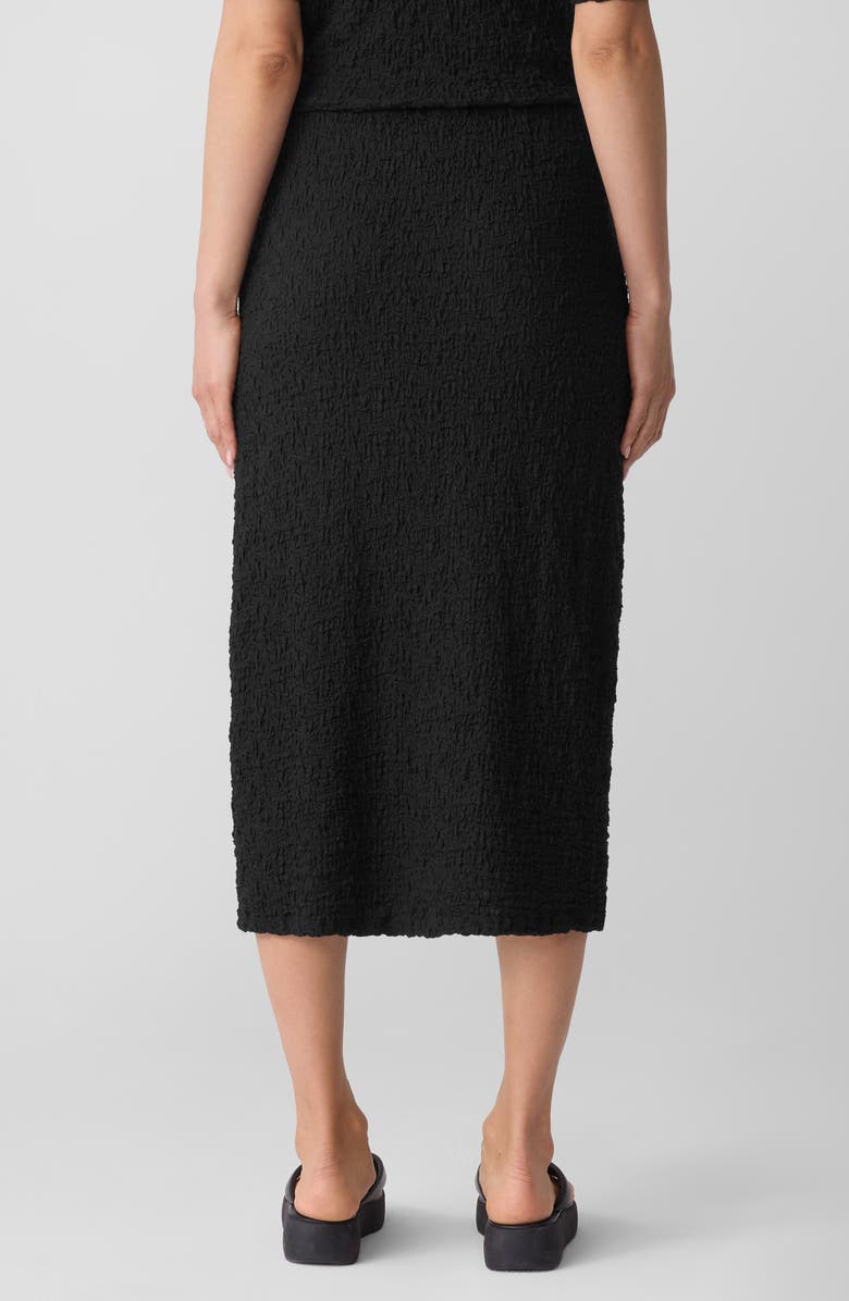 Eileen Fisher Knit Pencil Skirt, Alternate, color, Black