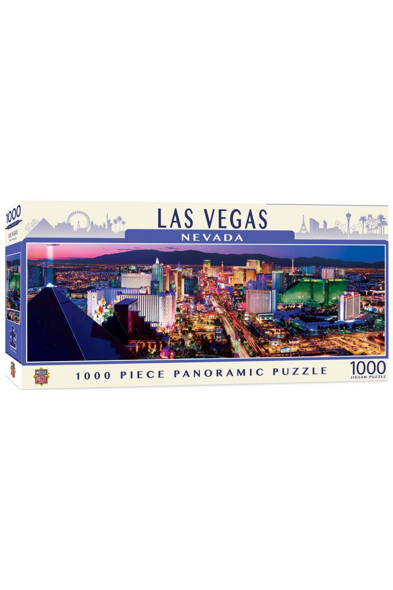 Las Vegas 1000pc Panoramic Puzzle, Main, color, Multicolor