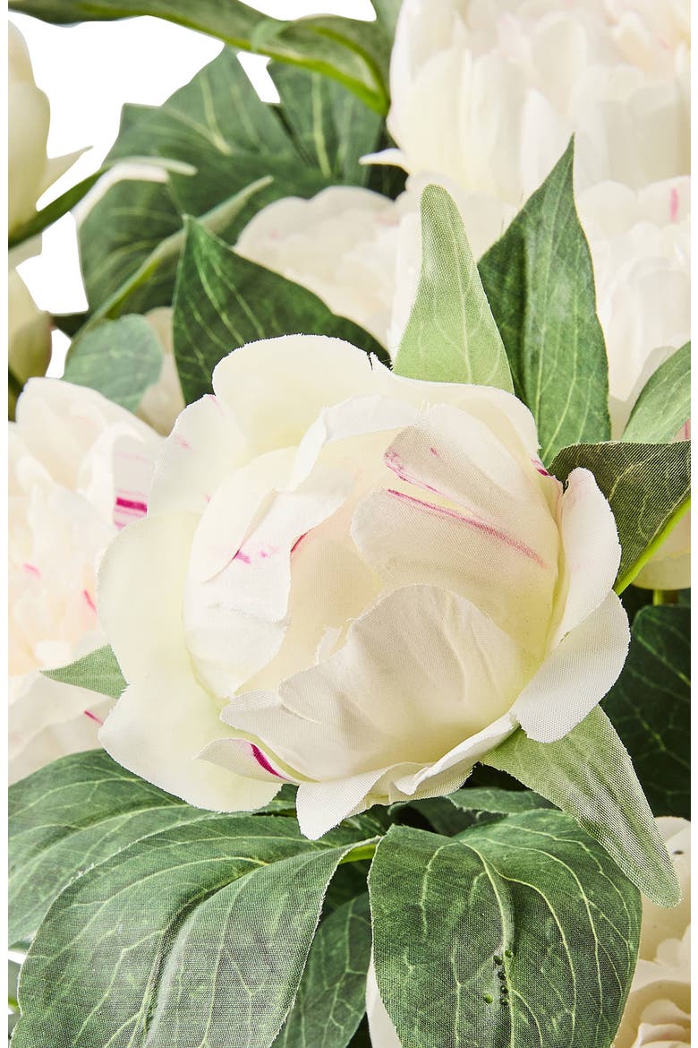 White Peony Urn Filler, Alternate, color, WHITE
