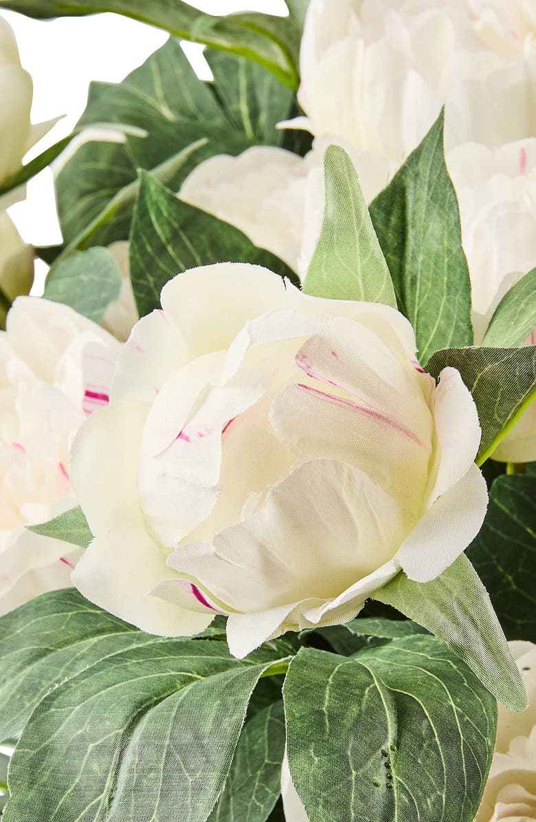 MACKENZIE CHILDS White Peony Urn Filler, Alternate, color, White